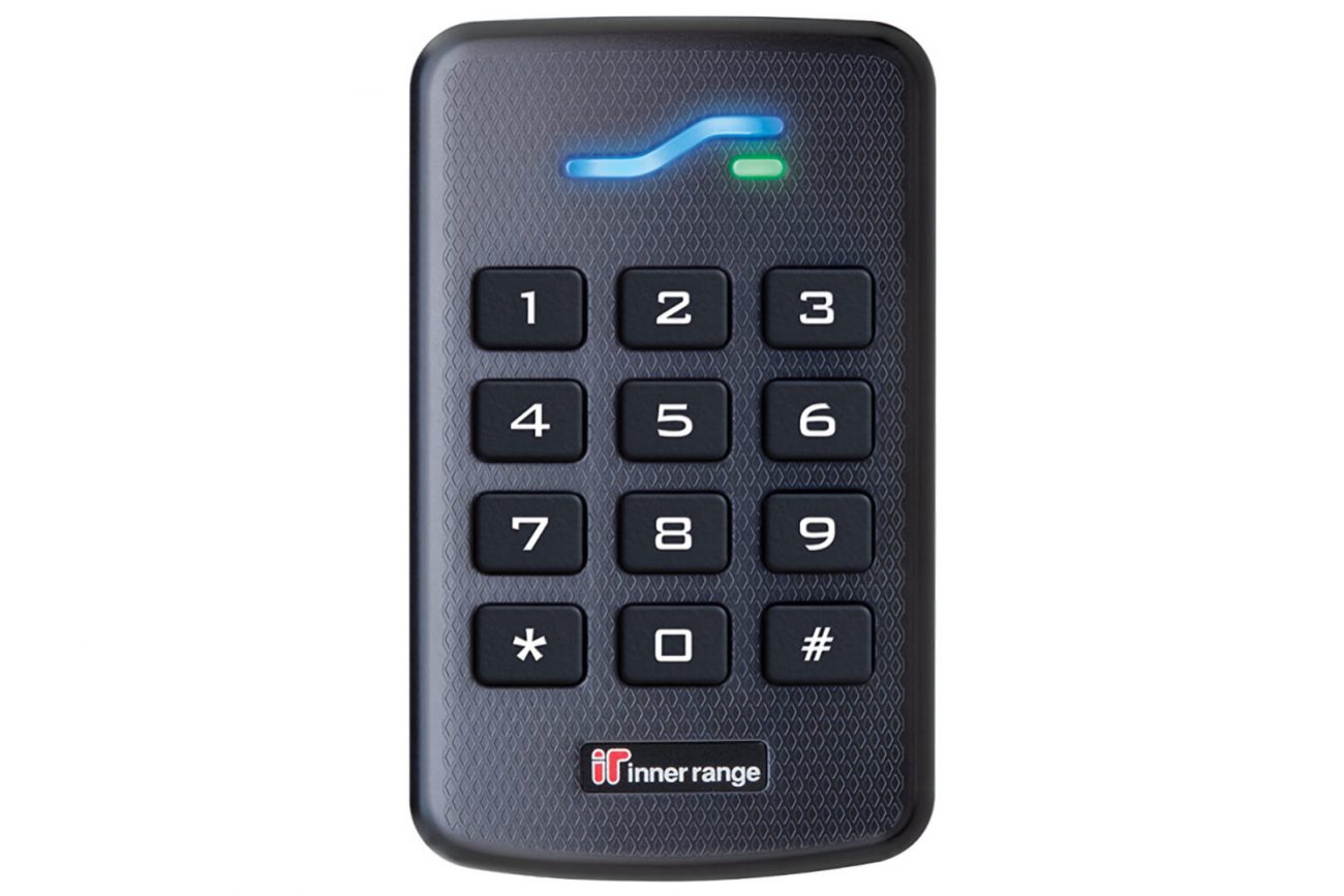 inner range integriti sipher card reader with keypad by microngroup