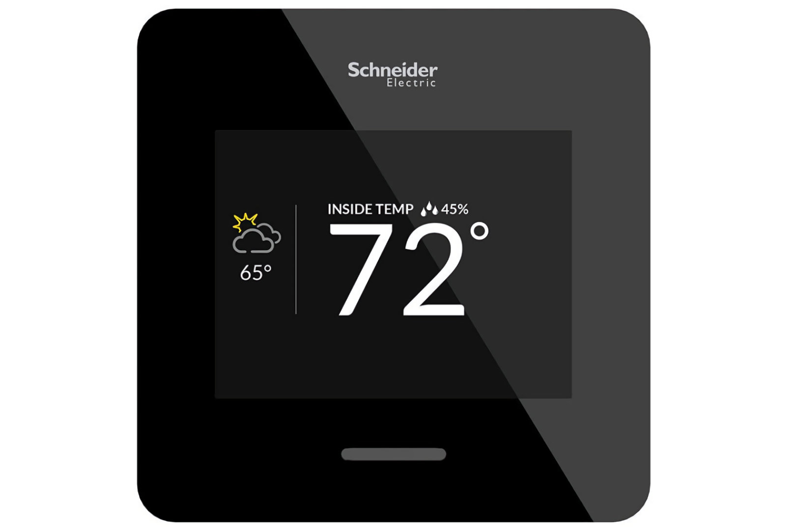 schneider cbus automation thermostat wall controller