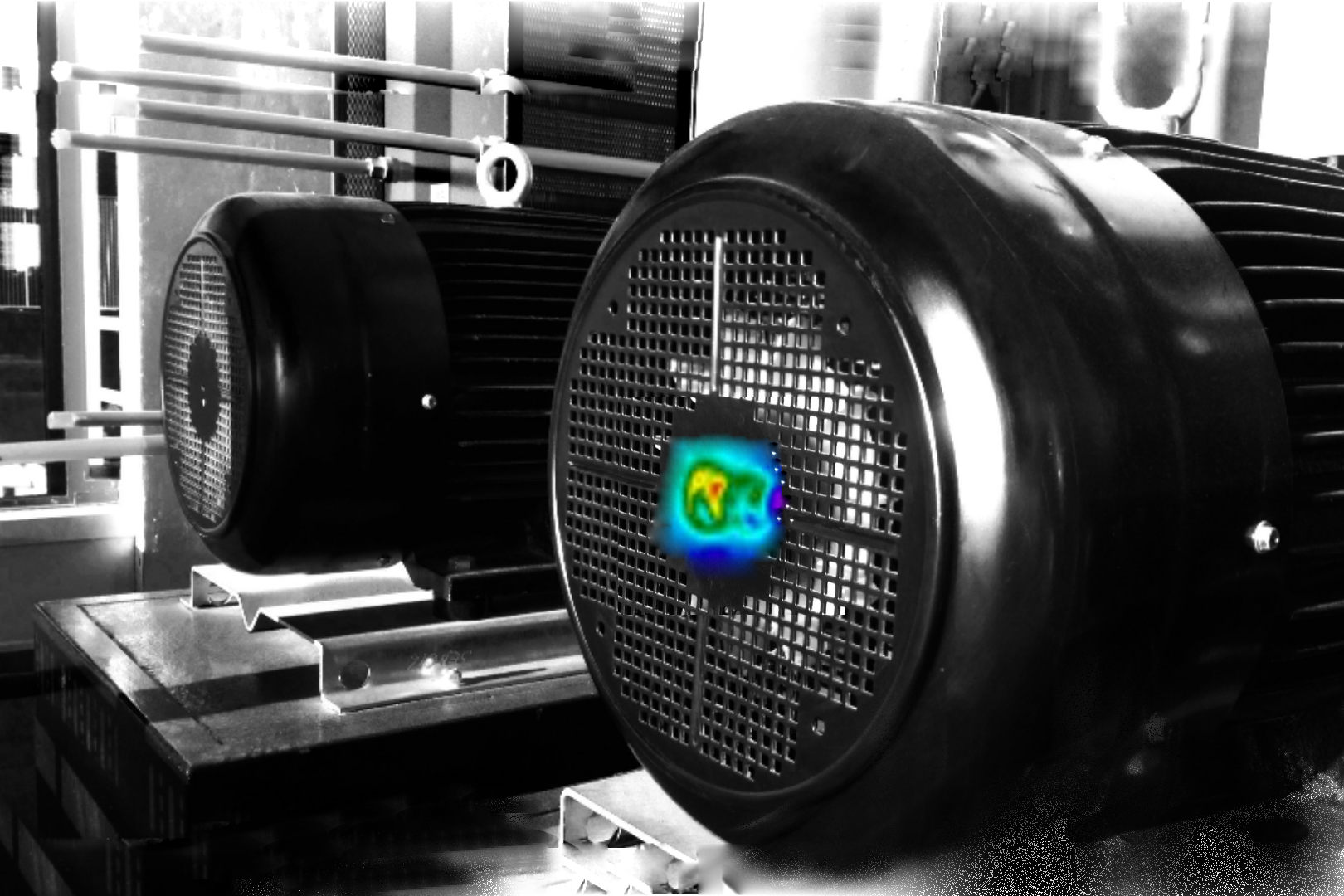 thermal scan of HVAC motors in plant room