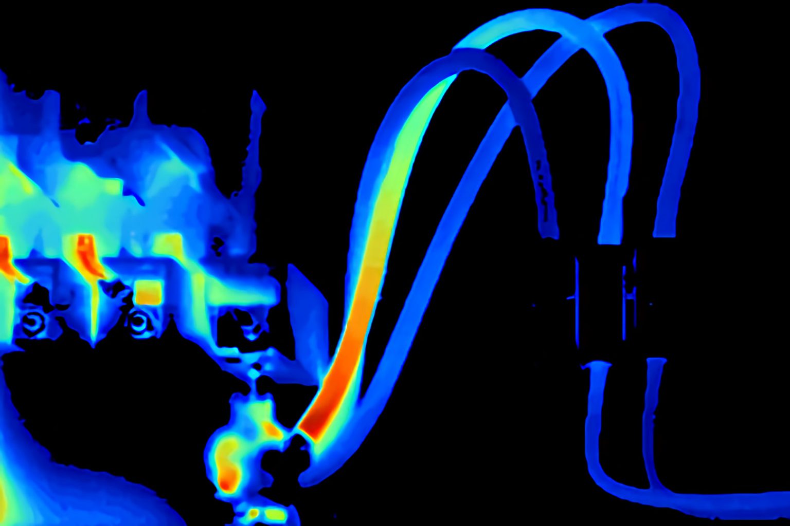 thermal scan of switchboard wiring